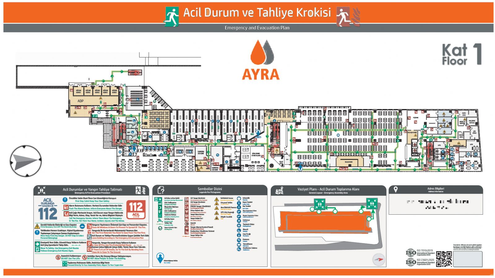 Fabrika Acil Durum Krokisi